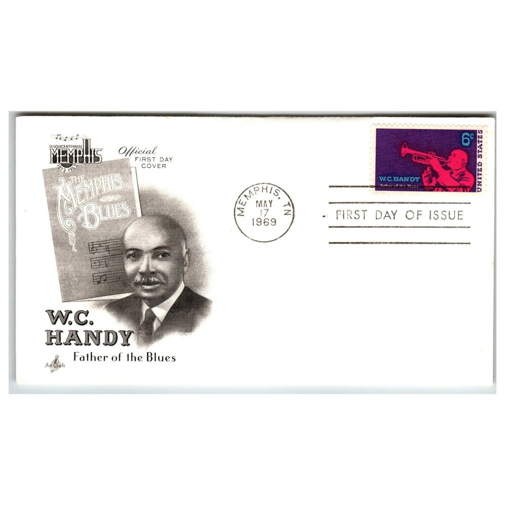 Scott #1371 1969 W.C. Handy First Day Cover FDC Artcraft Unaddressed